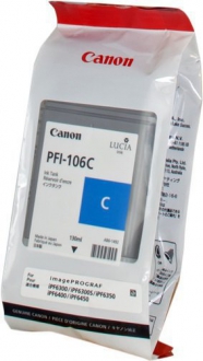 CARTUCCE INK JET ORIGINALI ,Serbatoio Originale Ciano (PFI-106C)