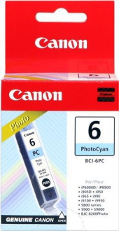 CARTUCCE INK JET ORIGINALI ,Serbatoio Originale Ciano Foto (BCI-6PC)