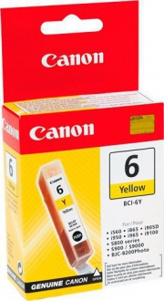 CARTUCCE INK JET ORIGINALI ,Serbatoio Originale Giallo (BCI-6Y)