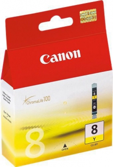 CARTUCCE INK JET ORIGINALI ,Serbatoio Originale Giallo (CLI-8Y)