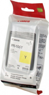CARTUCCE INK JET ORIGINALI ,Serbatoio Originale Giallo (PFI-106Y)