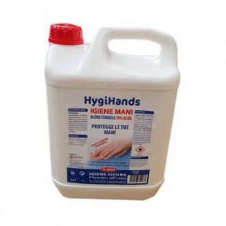 IGIENIZZANTI ,Soluzione GEL igienizzante 5kg Hygihands alcool > 70%