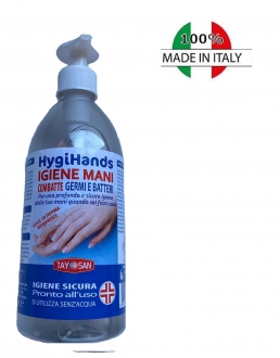 IGIENIZZANTI ,Soluzione liquida igienizzante 500ml Hygihands alcool > 65%