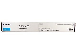 TONER ORIGINALI ,Toner Originale Ciano (C-EXV51)