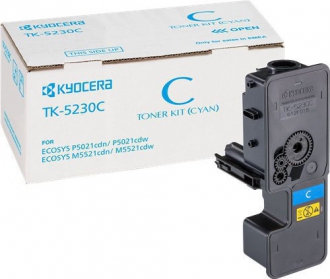TONER LASER ORIGINALI ,Toner Originale Ciano (TK-5230C)