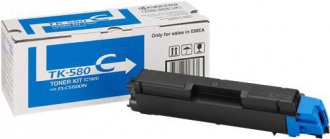 TONER LASER ORIGINALI ,Toner Originale Ciano (TK-580C)