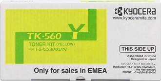 TONER LASER ORIGINALI ,Toner Originale Giallo (TK-560Y)