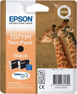 CARTUCCE INK JET ORIGINALI ,Twin Pack Originale Nero (T0711H)