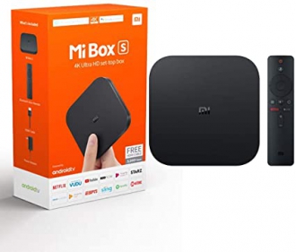 MI SMART AUDIO E VIDEO ,Xiaomi Mi Tv Box S 4K - Lettore multimediale in streaming 4K