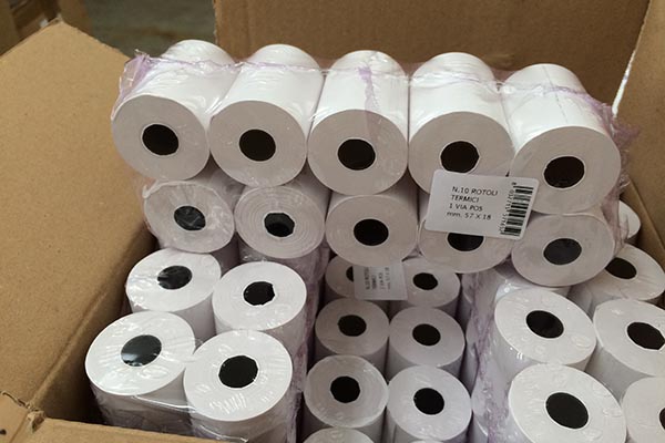 CARTE SPECIALI 10x Rotolo per POS in carta termica mm 57 x 15 mtl