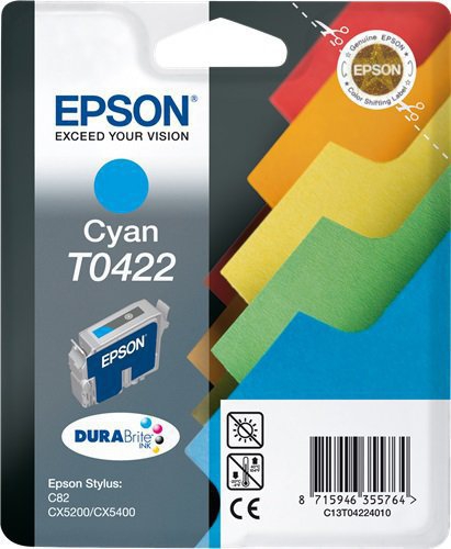 CARTUCCE INK JET ORIGINALI Cartuccia Originale Ciano (T0422)