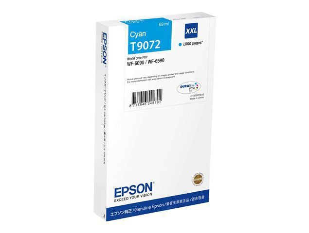 CARTUCCE INK JET ORIGINALI Cartuccia Originale Ciano (T9072)