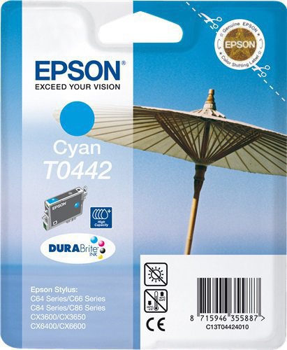 CARTUCCE INK JET ORIGINALI Cartuccia Originale Ciano HC (T0442)