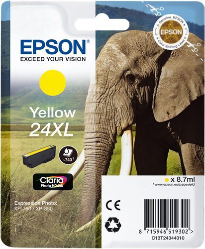 CARTUCCE INK JET ORIGINALI Cartuccia Originale Giallo (24XL)