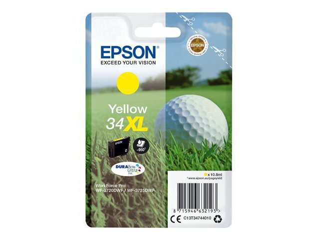 CARTUCCE INK JET ORIGINALI Cartuccia Originale Giallo (34XL)