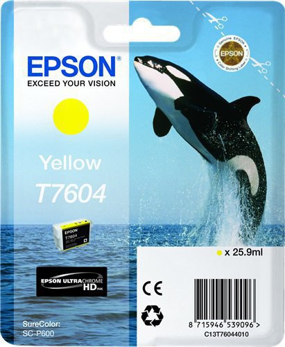 CARTUCCE INK JET ORIGINALI Cartuccia Originale Giallo (T7604)