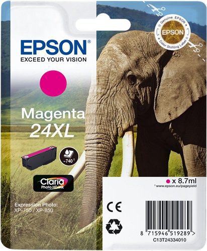 CARTUCCE INK JET ORIGINALI Cartuccia Originale Magenta (24XL)