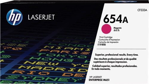 TONER LASER ORIGINALI Cartuccia Originale Magenta (654A)