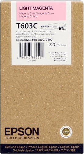 CARTUCCE INK JET ORIGINALI Cartuccia Originale Magenta Chiaro (T603C)