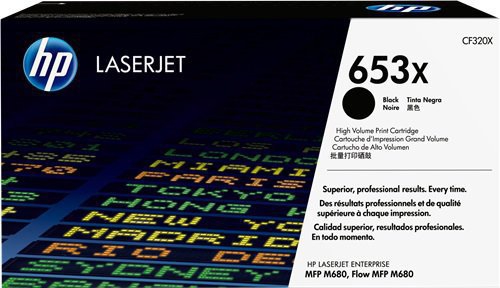 TONER LASER ORIGINALI Cartuccia Originale Nero (653X)