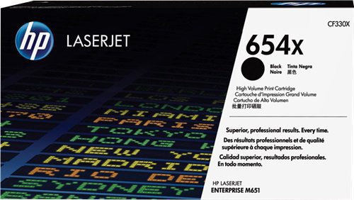 TONER LASER ORIGINALI Cartuccia Originale Nero (654X)
