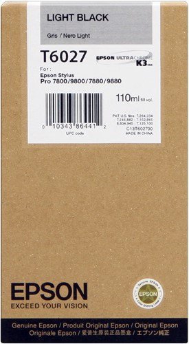 CARTUCCE INK JET ORIGINALI Cartuccia Originale Nero Chiaro (T6027)