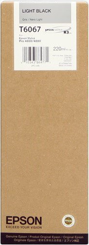 CARTUCCE INK JET ORIGINALI Cartuccia Originale Nero Chiaro (T6067)