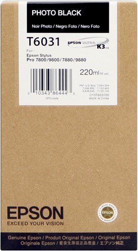 CARTUCCE INK JET ORIGINALI Cartuccia Originale Nero Foto (T6031)