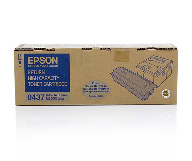 TONER LASER ORIGINALI Cartuccia Originale Nero HC (Return Program) (0437)