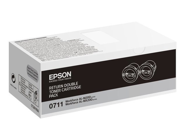 TONER LASER ORIGINALI Double Pack Originale Nero (0711) (Return Program)