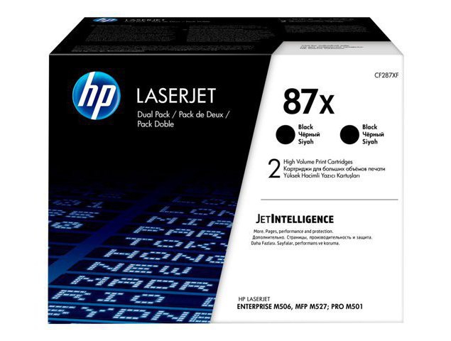 TONER LASER ORIGINALI Dual Pack Originale (87X)