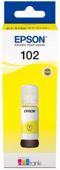 CARTUCCE INK JET ORIGINALI Flacone Inchiostro Originale Giallo (102)