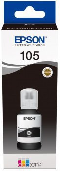 CARTUCCE INK JET ORIGINALI Flacone Inchiostro Originale Nero (105)