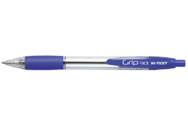 PENNE HI-TEXT 901 GRIP penna scatto punta 1 mm Colore BLU
