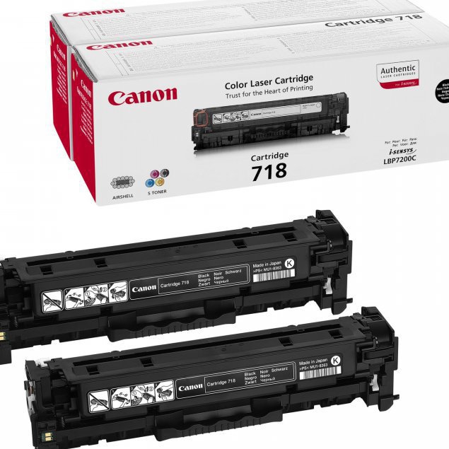 TONER LASER ORIGINALI Kit Cartucce Originali Nero (718)