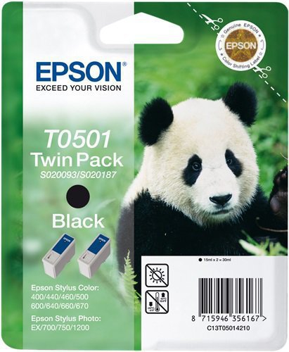 CARTUCCE INK JET ORIGINALI Kit Cartucce Originali Nero (T0501)