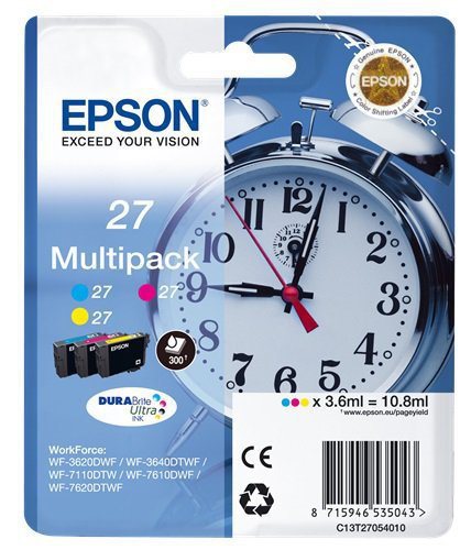 CARTUCCE INK JET ORIGINALI Multipack Originale C/M/Y (27)