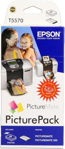 CARTUCCE INK JET ORIGINALI PICTUREPACK Cart.ink jet 6 col. + carta foto (T5570)