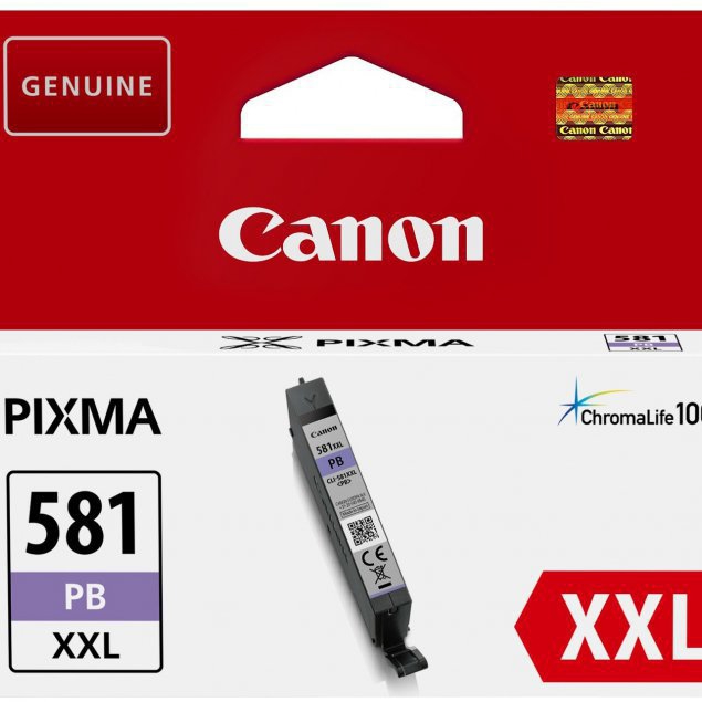 CARTUCCE INK JET ORIGINALI Serbatoio Originale Blu Foto XXL (CLI-581PB XXL)