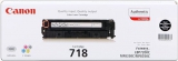 TONER LASER ORIGINALI Cartuccia Originale Nero (718)