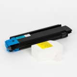 TONER LASER RIGENERATI /COMPATIBILI Cartuccia Toner Compatibile Ciano + Vaschetta (TK-590C)