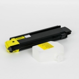 TONER LASER RIGENERATI /COMPATIBILI Cartuccia Toner Compatibile Giallo + Vaschetta (TK-590Y)