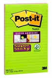 POST-IT E MEMO Post-it® Super Sticky Notes ULTRA 2 blocchetti 125 x 200 mm